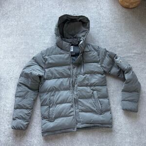 Moose Knuckles Men’s Grey Winter Down Jacket